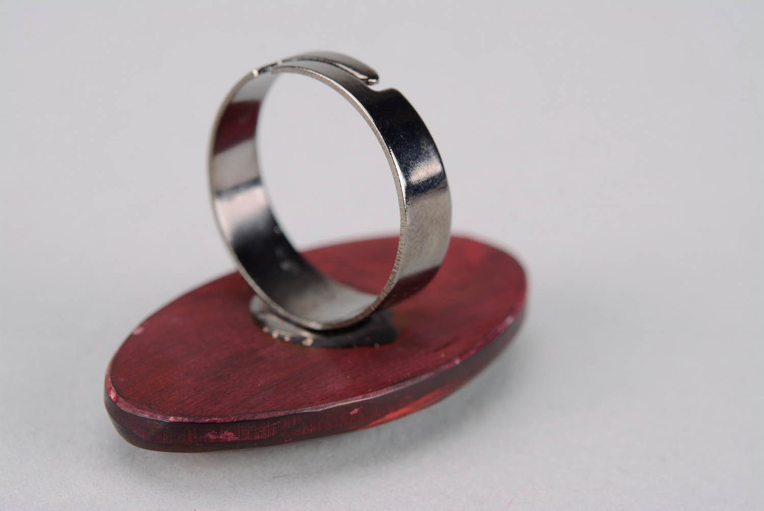Ring made of horn photo 2