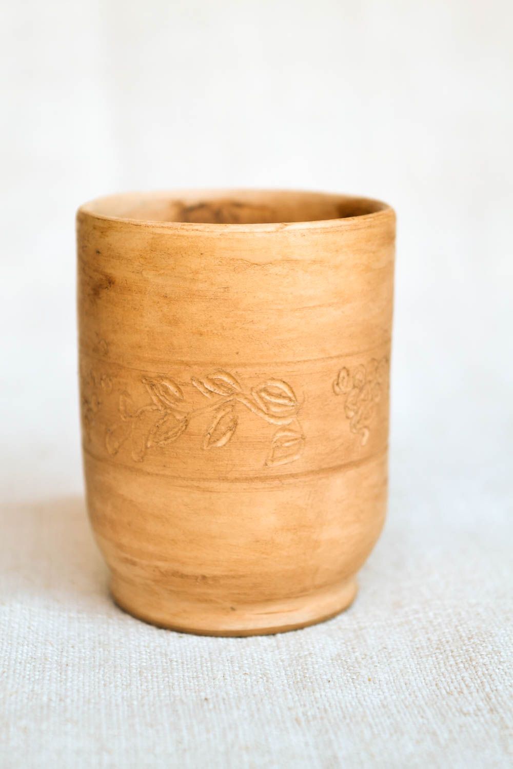 Copa de barro hecha a mano para agua ardiente regalo original vaso de chupito  foto 5