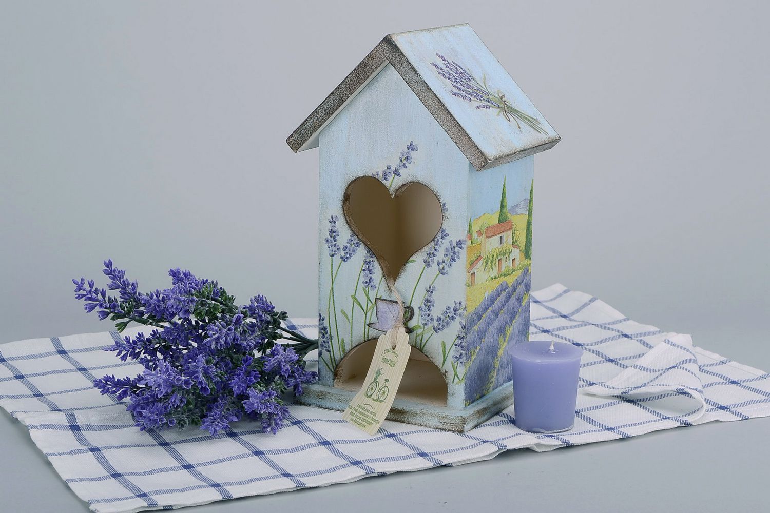Tea-house made in the decoupage technique photo 5