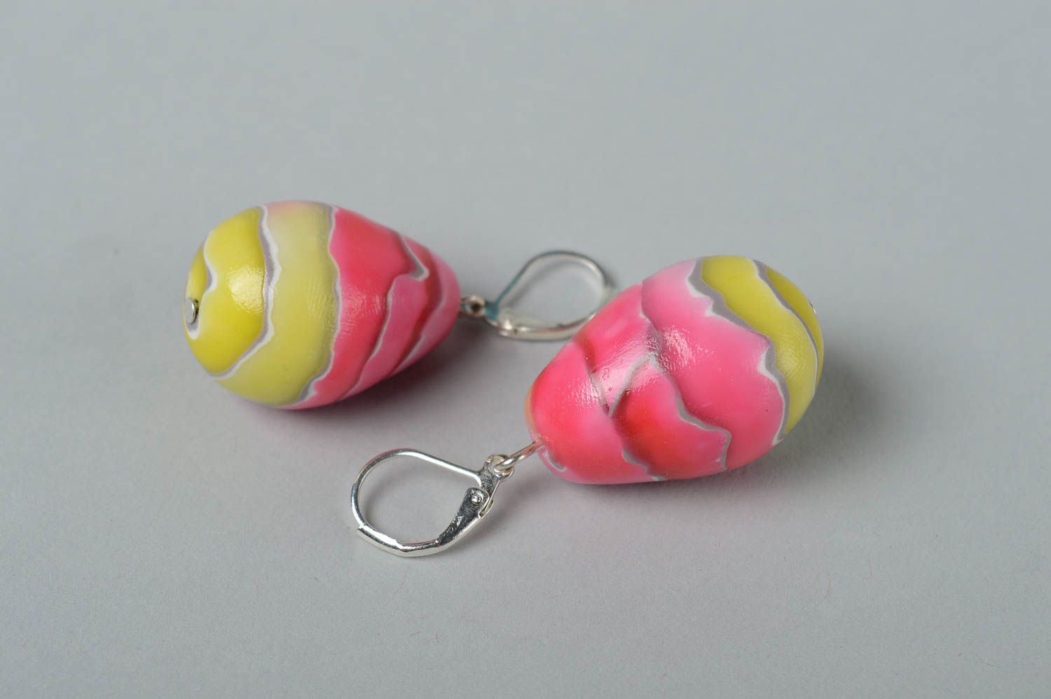 Handmade designer earrings stylish colorful earrings cute accessory for girls photo 4