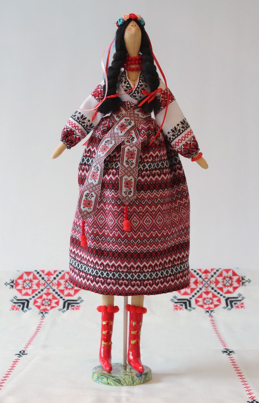 Boneca macia decorativa Ucraniana  foto 5