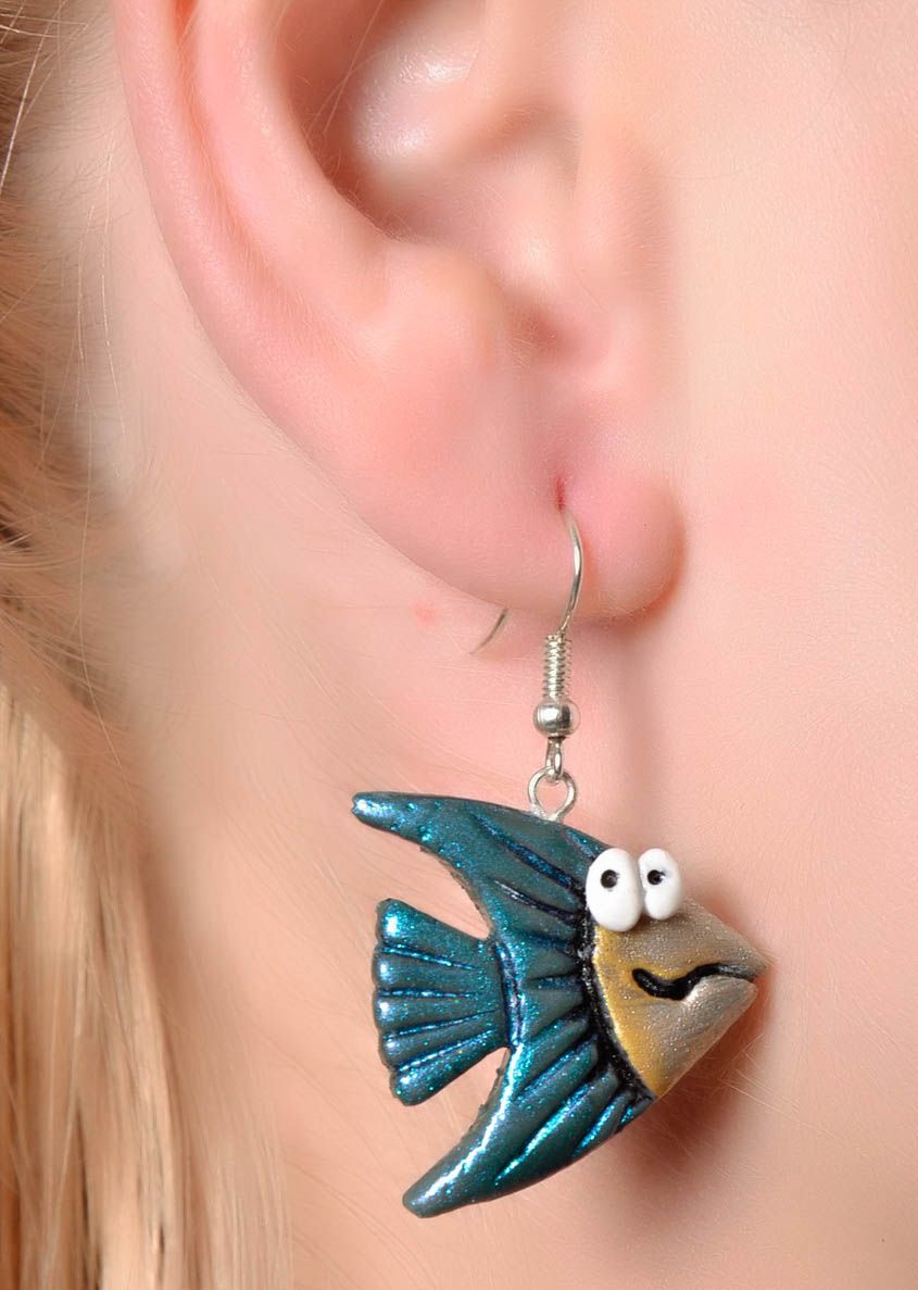 Earrings Fishes photo 4