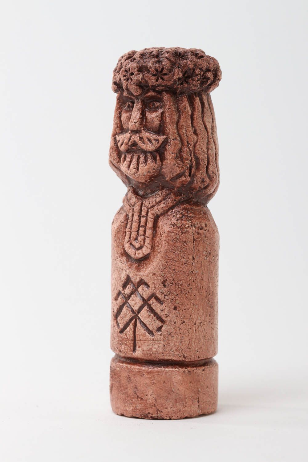 Keramik Figur handmade Amulett des Glücks Keramik Deko Figur aus Ton ethnisch foto 2
