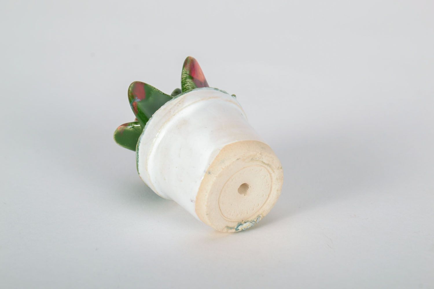 Clay figurine Flowerpot photo 4