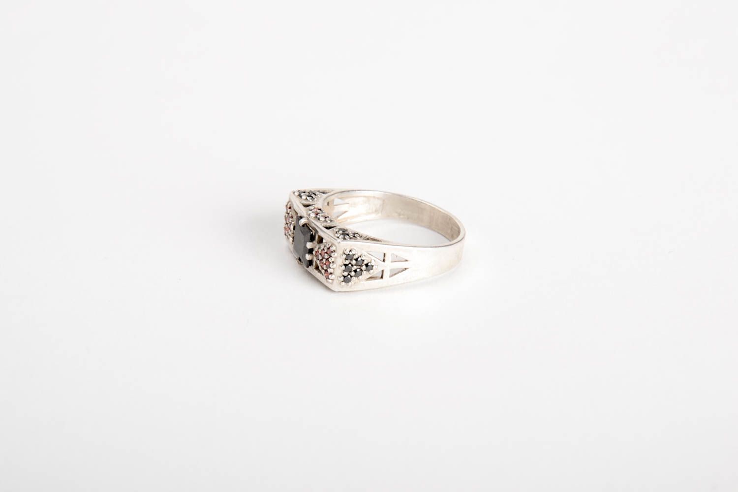 Herrenring Silber Handmade Schmuck Ring Designer Accessoires Geschenk Ideen foto 2