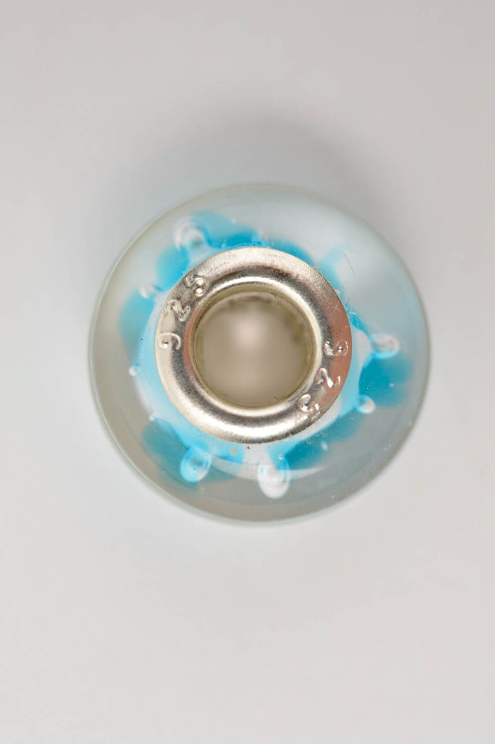 Perle de verre faite main Fourniture bijoux transparente Loisirs créatifs photo 3