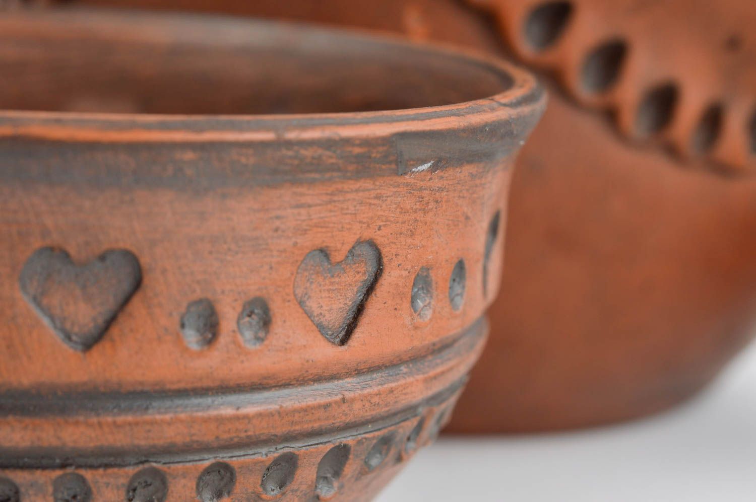 Tetera de cerámica hecha a mano y tazas para té vajilla moderna ecológica foto 5