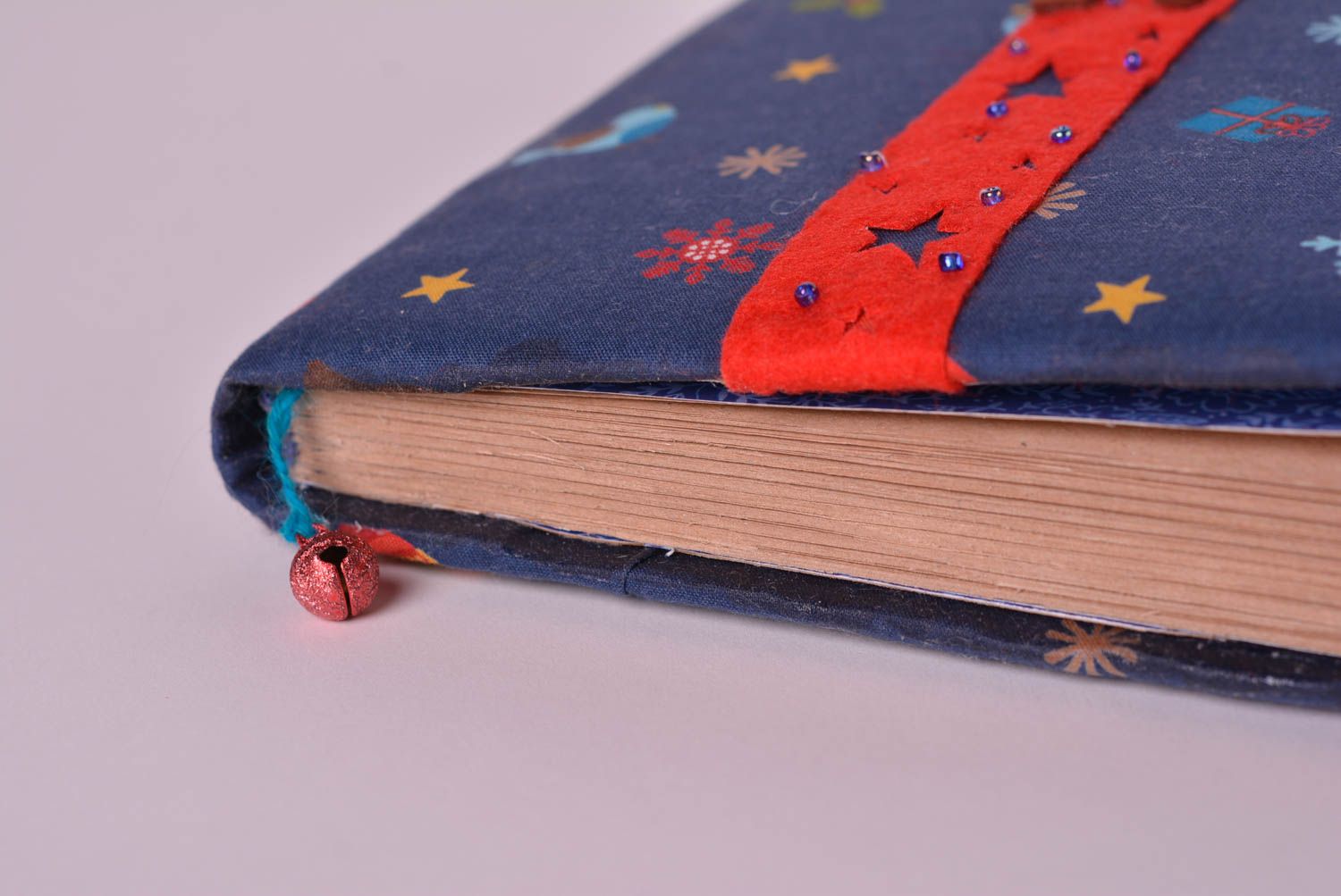 Handmade notebook handmade sketchbook blue notepad with drawings girl gifts   photo 5