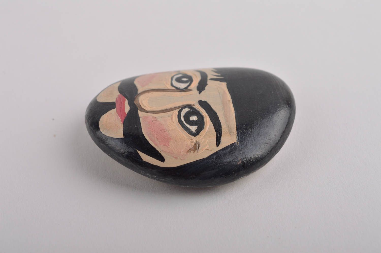 Handmade painted stone pebble painting home decor for decorative use only photo 3