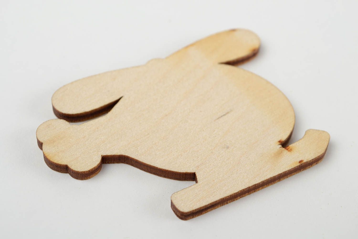 Handmade Buchlesezeichen Figur zum Bemalen Holz Rohling Miniatur Figur schön foto 5