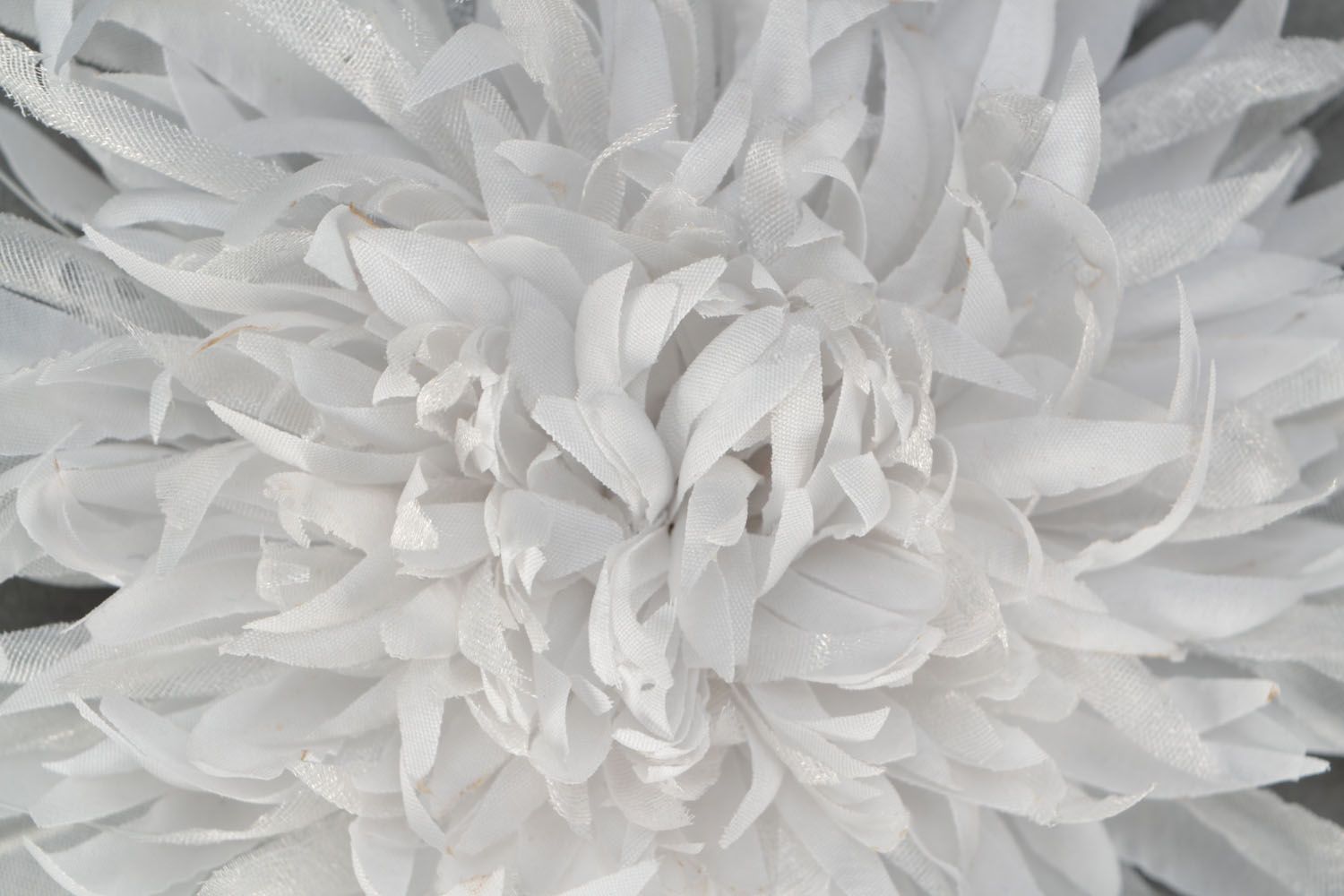 Fleur artificielle faite main pour mariage Nymphe blanche photo 3