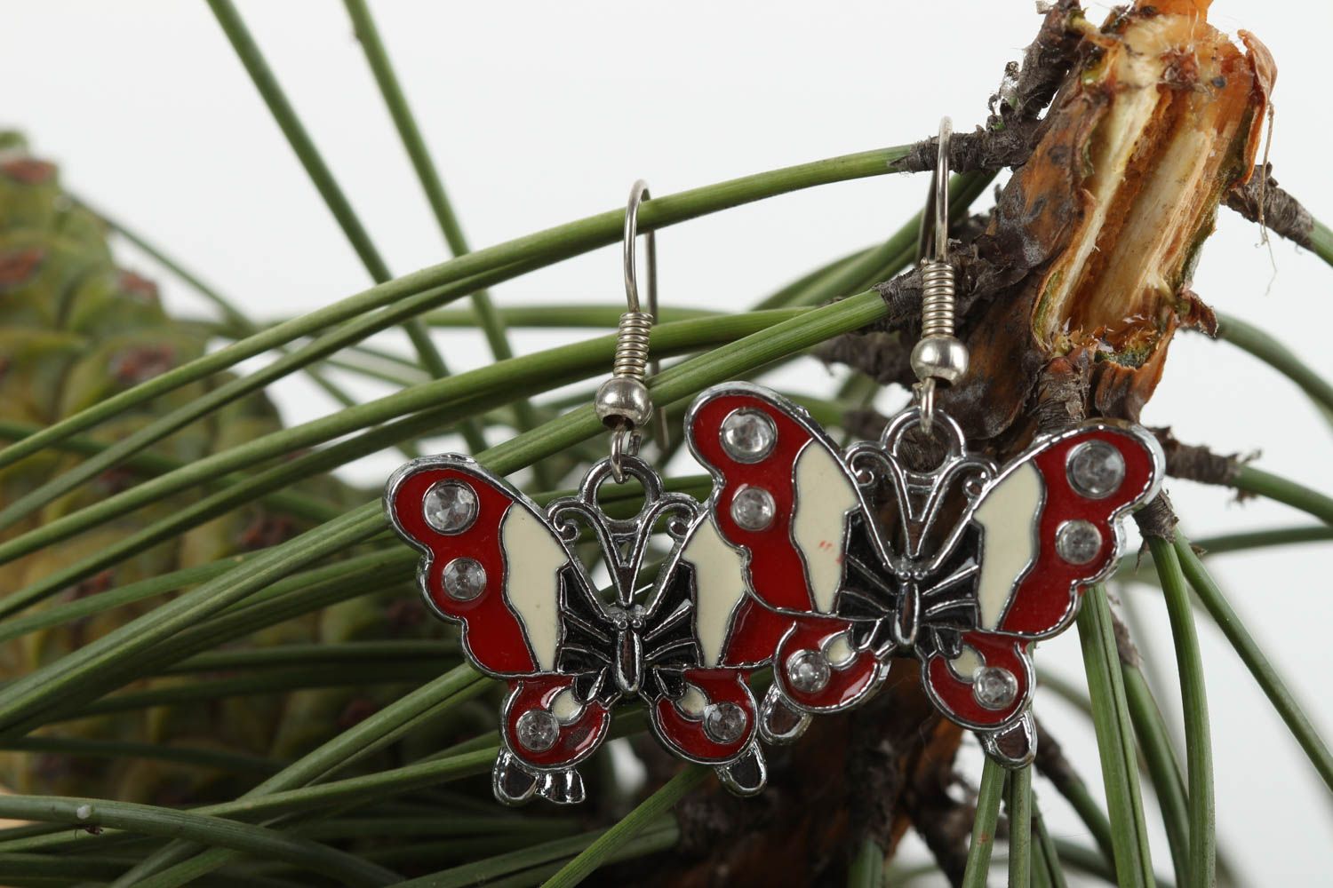 Handmade Ohrringe Juwelier Modeschmuck Geschenk für Frauen Damen Ohrringe grell foto 1