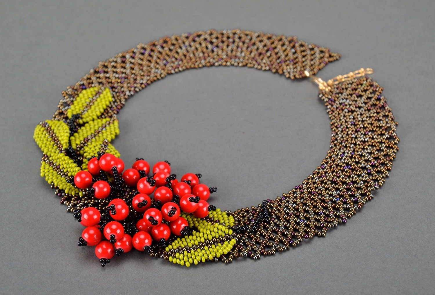 Parure collier bracelet Bijoux faits main ethniques perles rocaille Cadeau femme photo 3