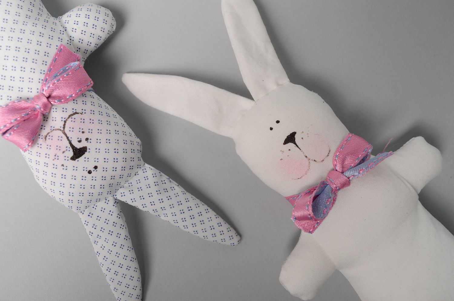 Soft fabric toy hare photo 2