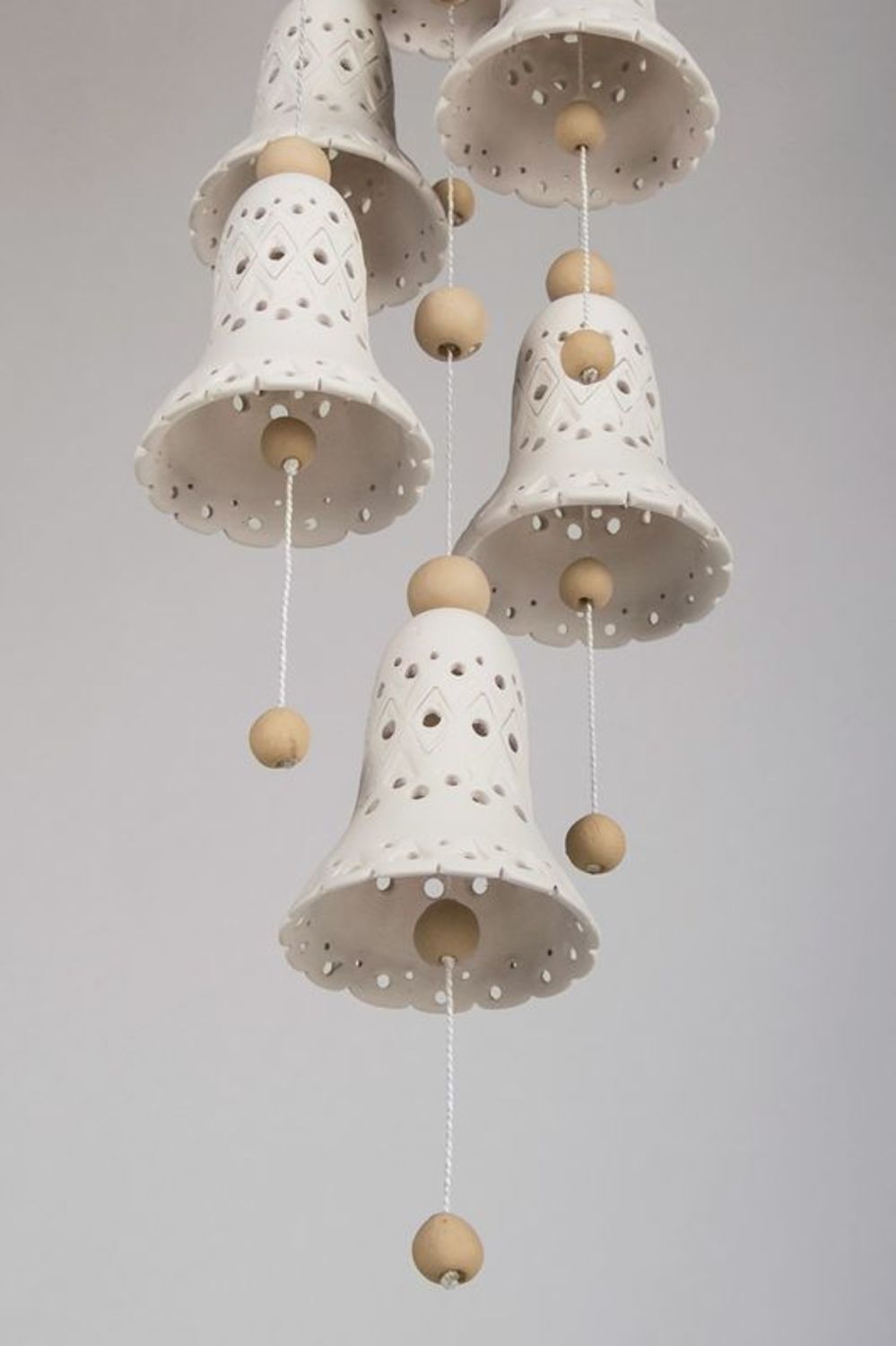 Handgemachte Glocken aus Keramik foto 3