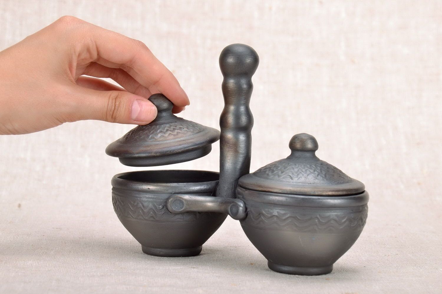 2-in-1 ceramic set for spices  photo 5