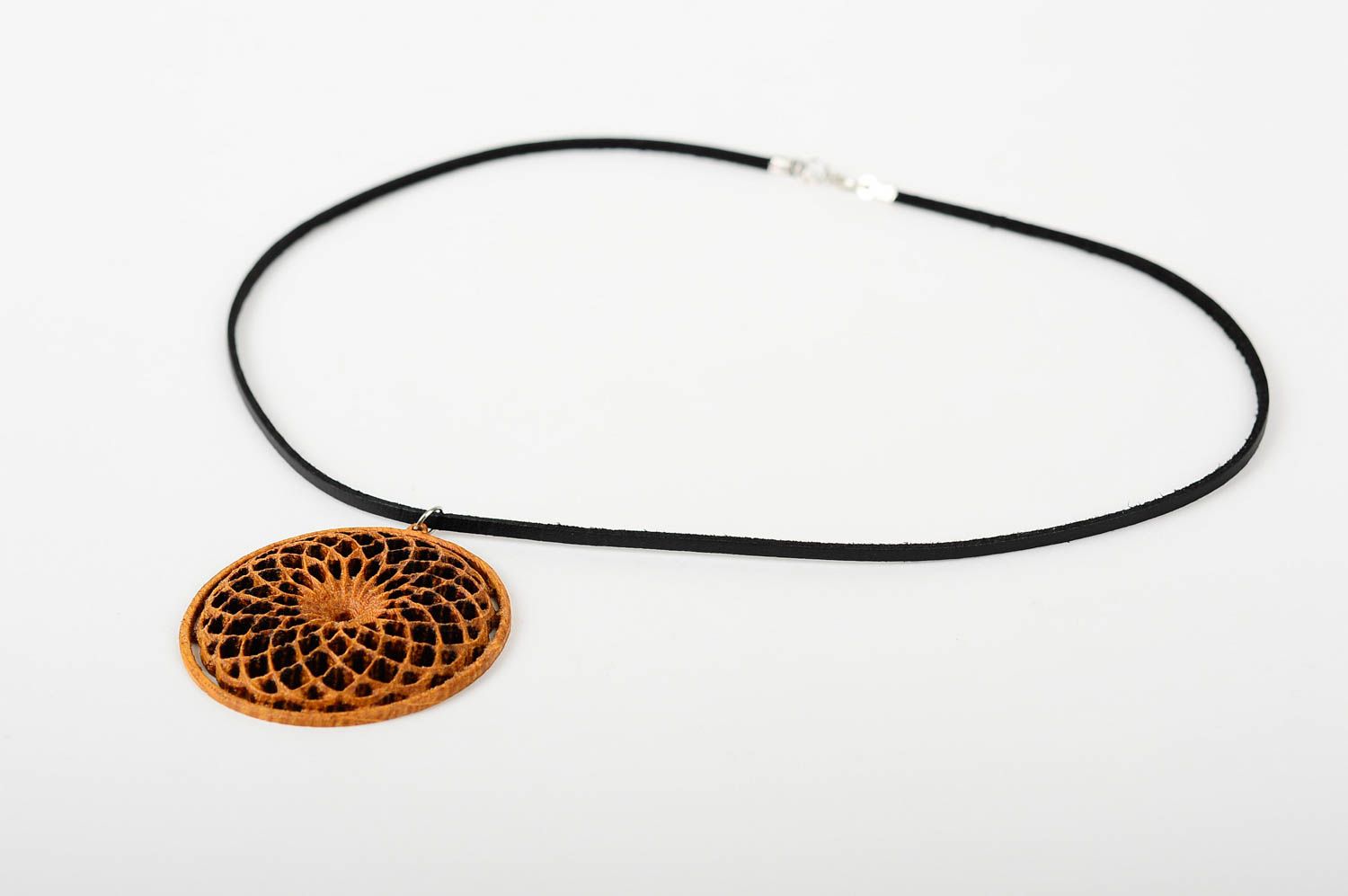 Handmade pendant wooden accessory gift ideas unusual jewelry gift ideas photo 4