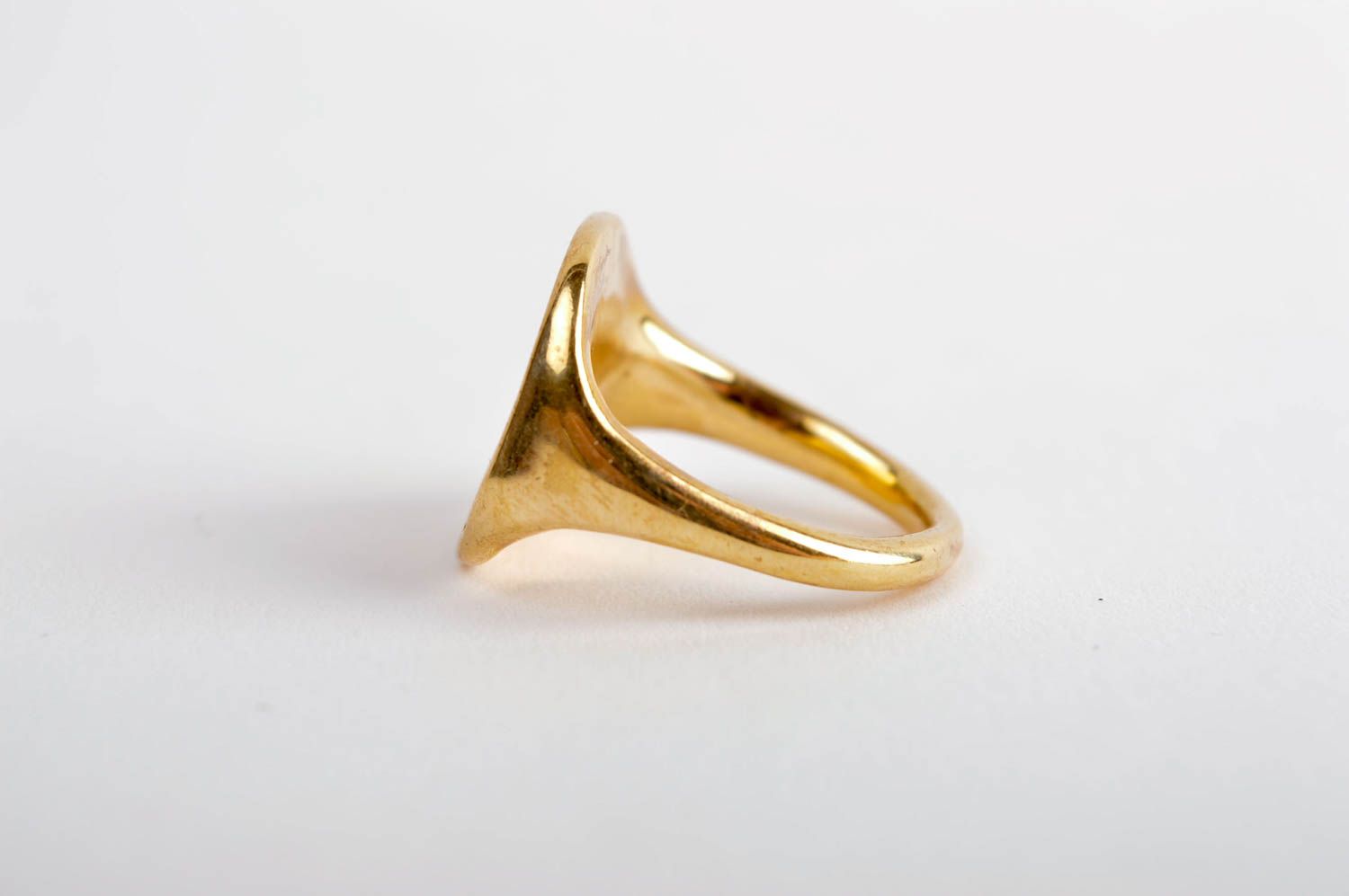Damen Ring aus Messing handgemachter Schmuck Accessoires für Frauen Geschenk foto 3