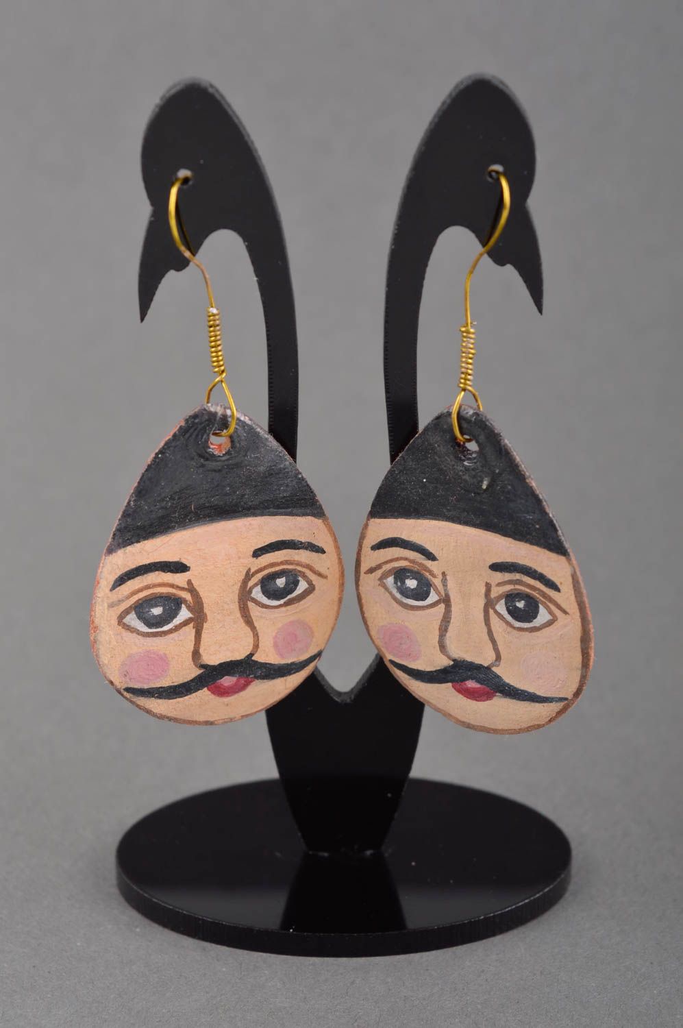 Ohrringe für Damen handmade Schmuck aus Ton Modeschmuck Ohrringe originell foto 1