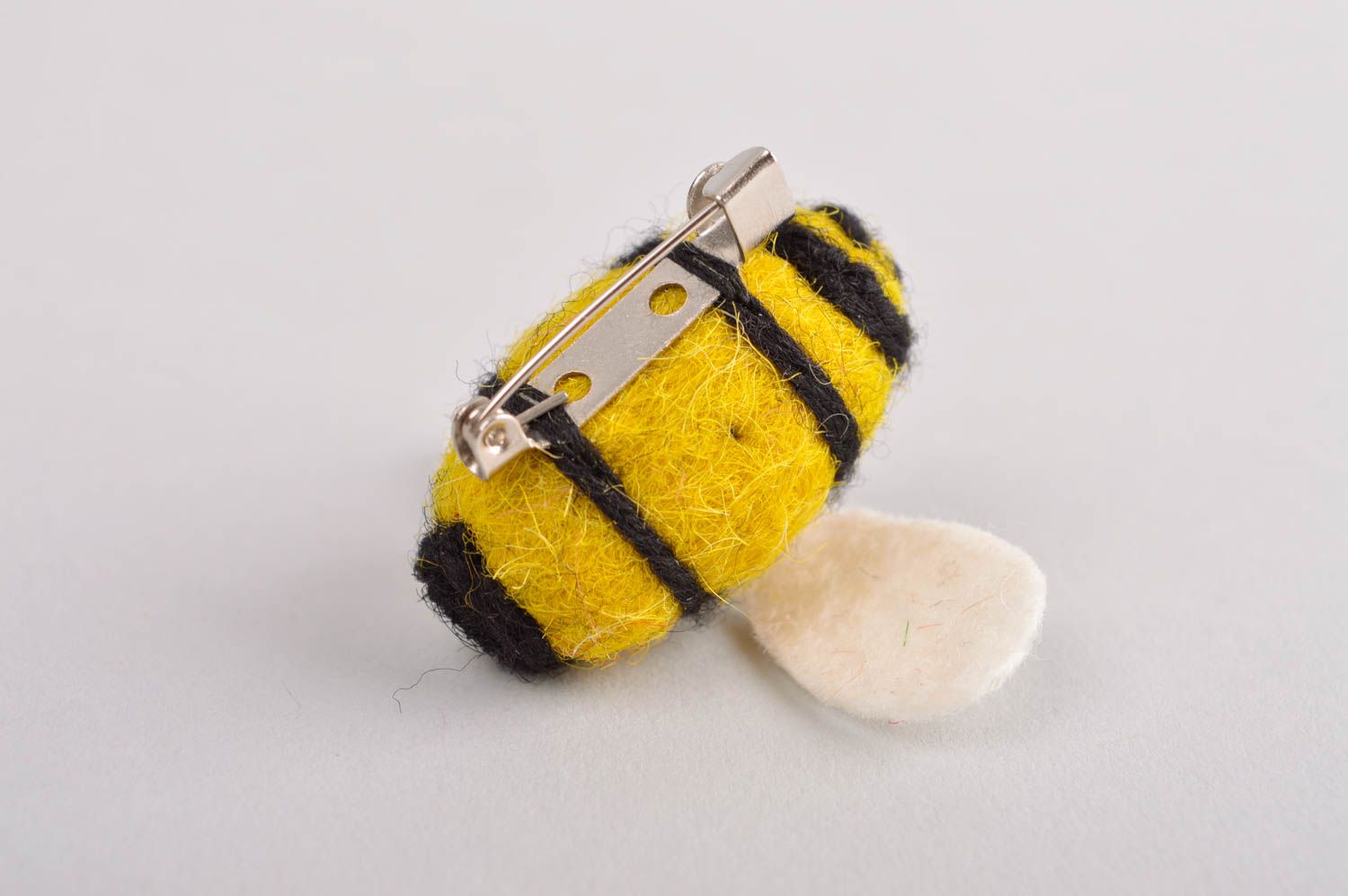 Handmade Brosche Tier Accessoire für Frauen Designer Schmuck grelle Biene foto 4
