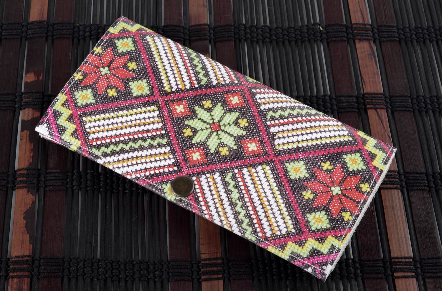 Portemonnaie Damen handmade Geldbörse aus Leder stilvoller Geldbeutel Frauen foto 5