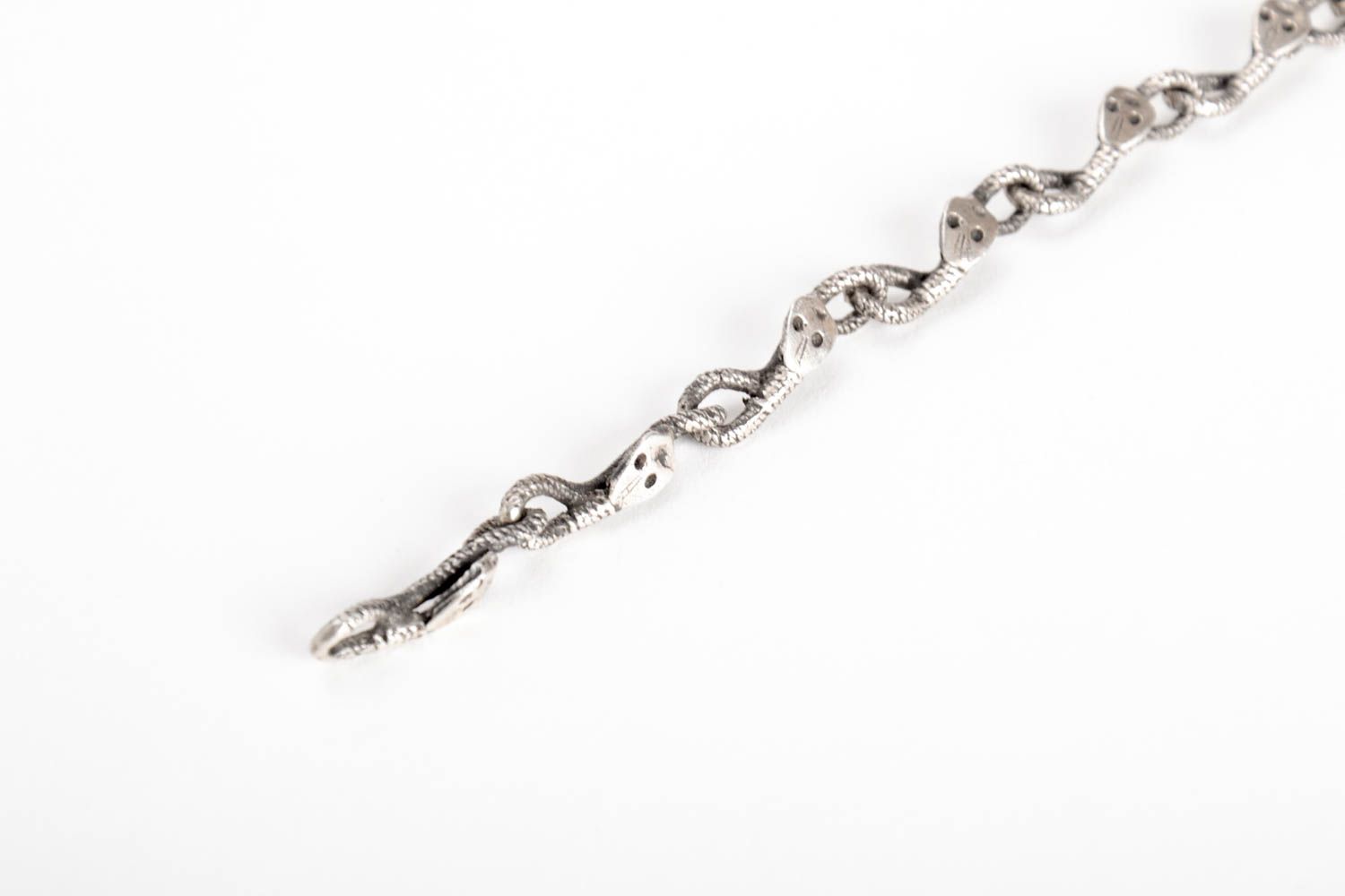 Украшение ручной работы серебряное украшение браслет из серебра танец змей фото 4