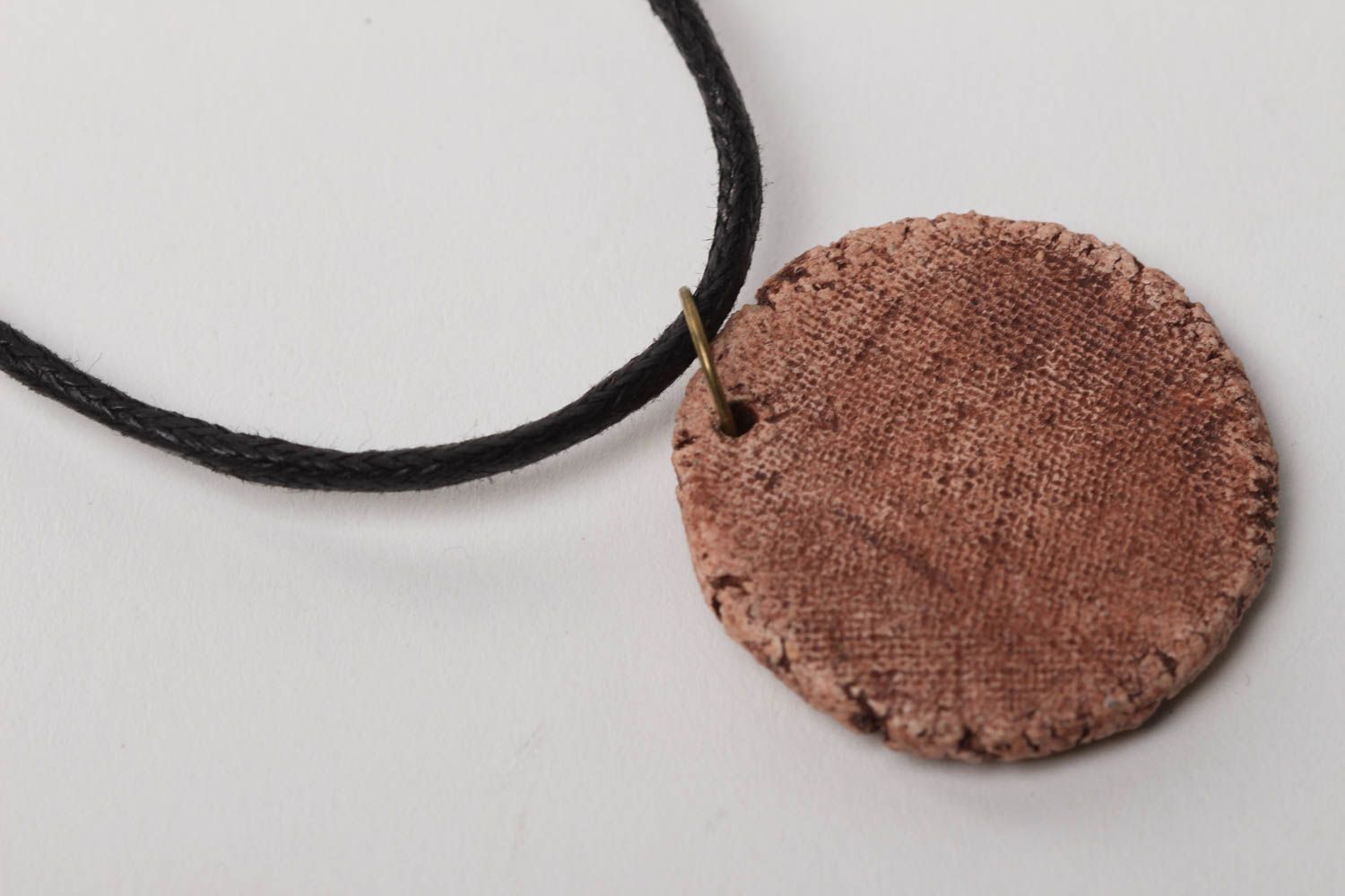 Handmade pendant unusual pendant clay pendant for women gift ideas unusual gift photo 4