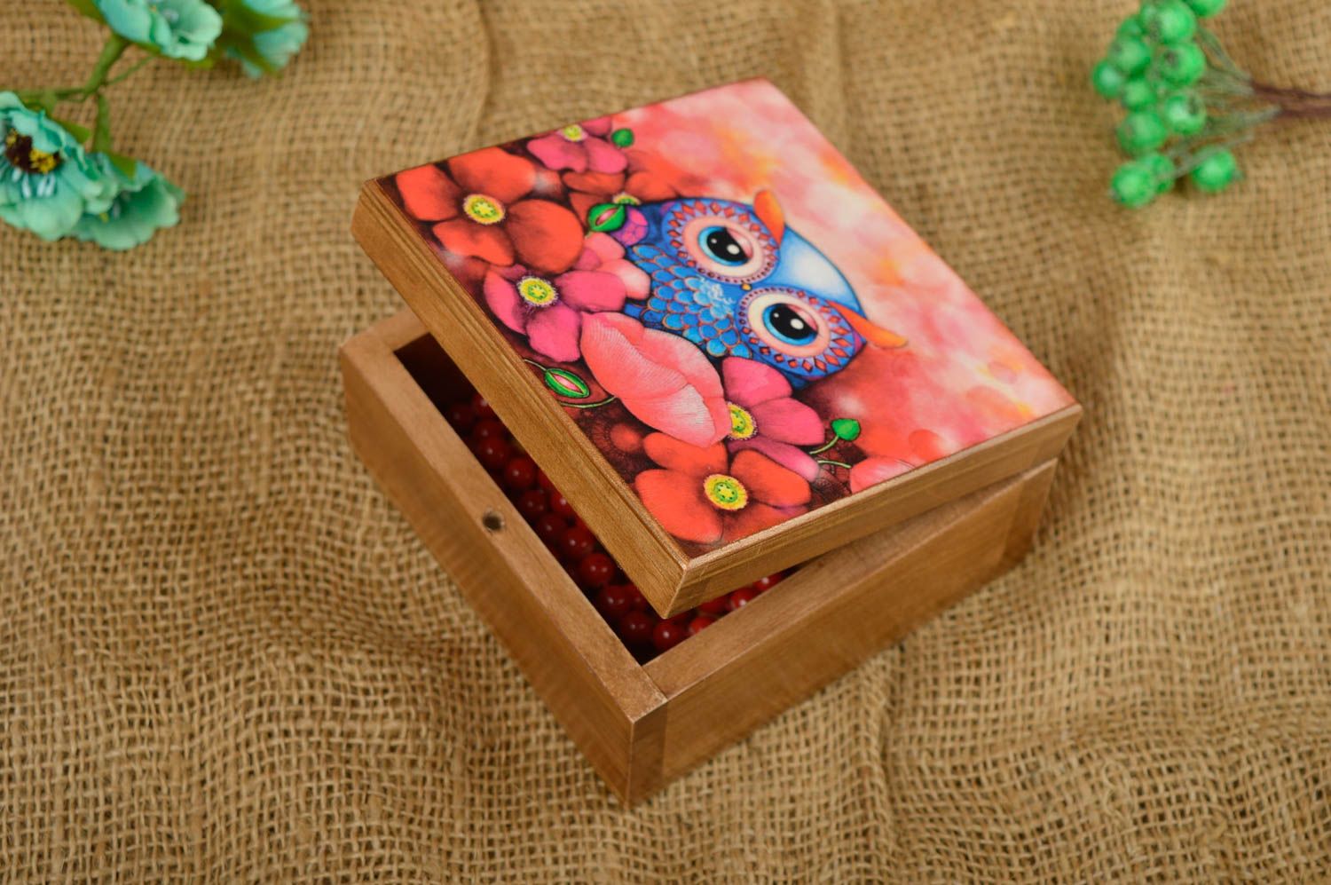 Wooden jewelry box handmade jewelry boxes for girls jewellery gift boxes photo 1