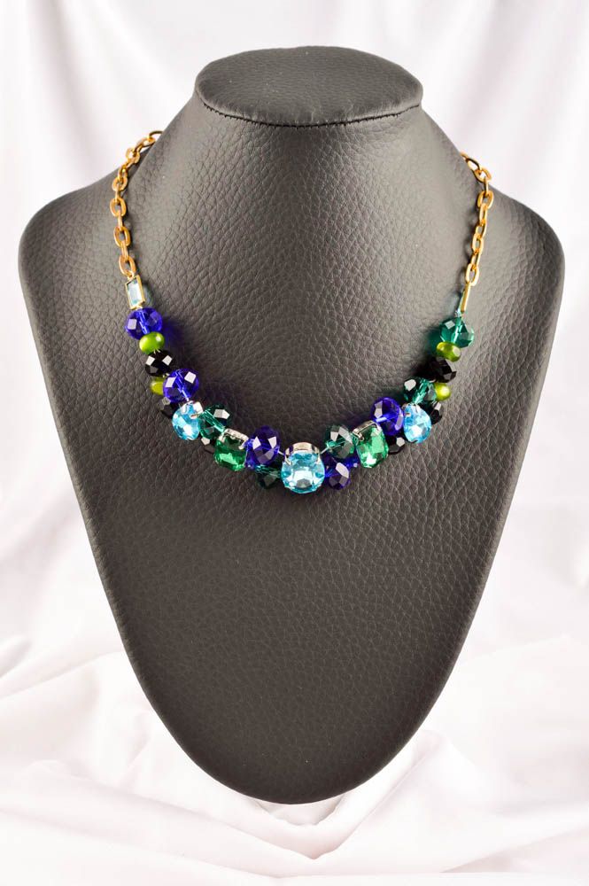 Schmuck aus Perlen handmade Halskette für Frauen schön Schmuck Collier foto 1