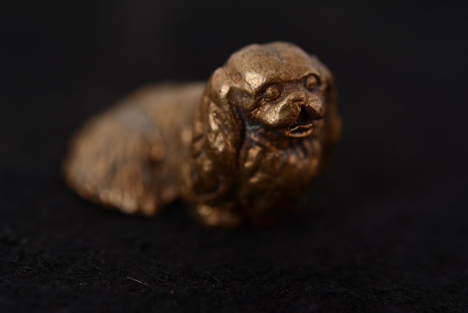 Figur aus Bronze Hund foto 5