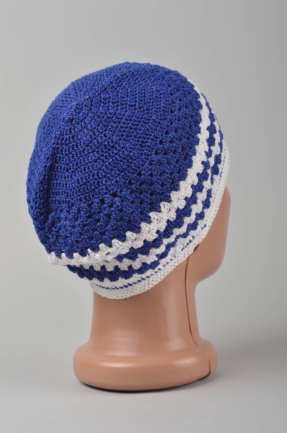 Handmade hat spring hat warm hat for baby crocheted hat designer hat baby hat photo 5