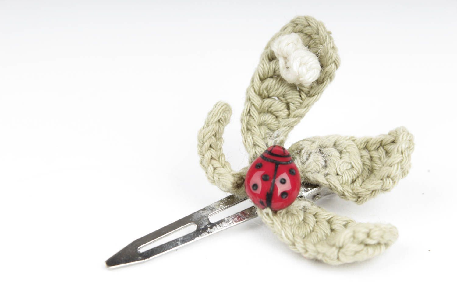 Handmade hair clip designer hair clip for girls gift ideas unusual accessory photo 4