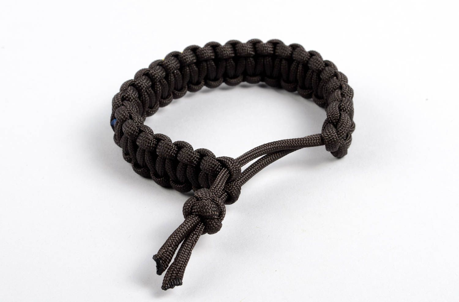 Handmade Paracord Armband Accessoire für Männer Survival Armband schwarz foto 4