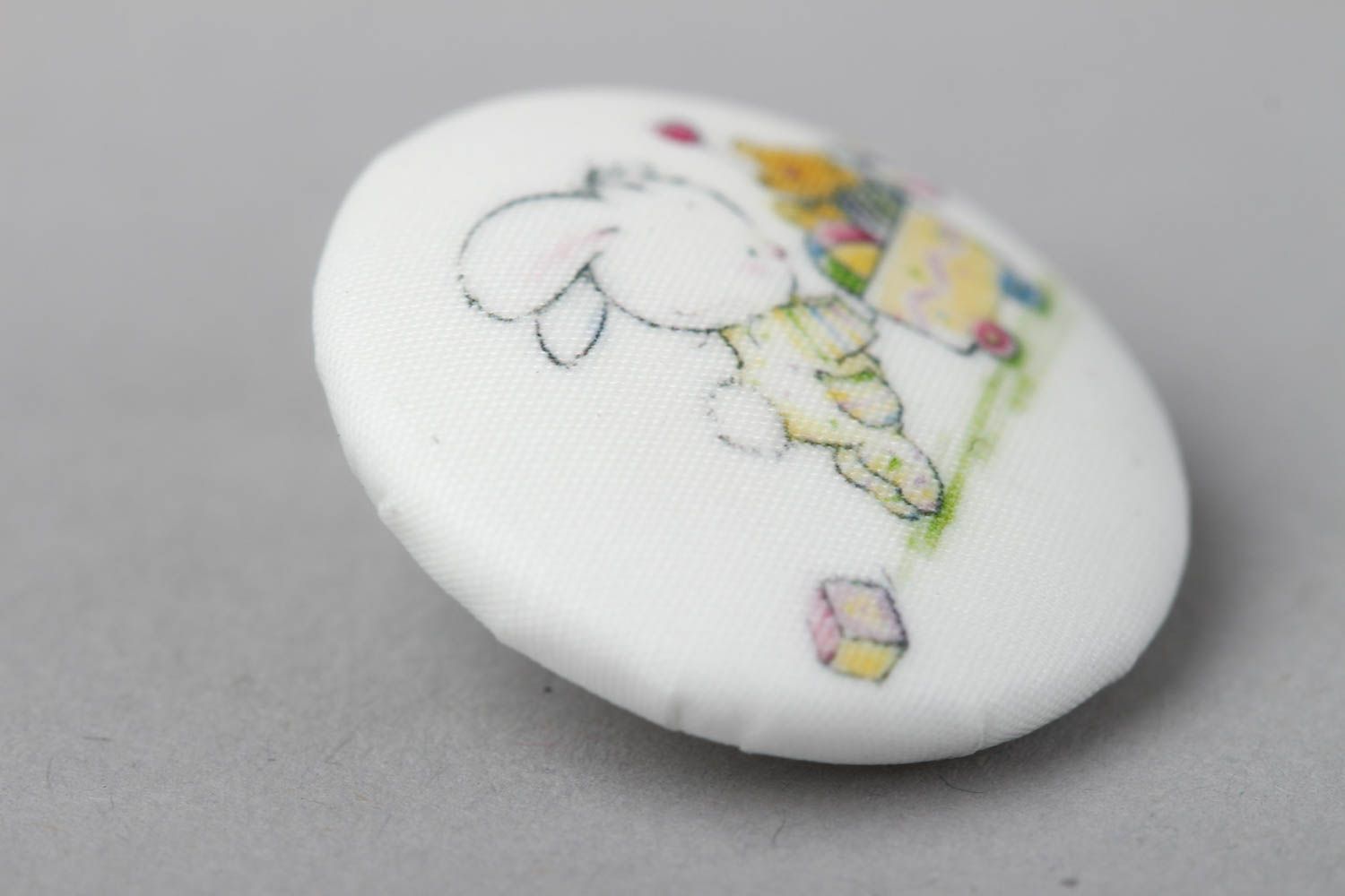 Beautiful handmade buttons sewing accessories fabric button plastic button photo 2