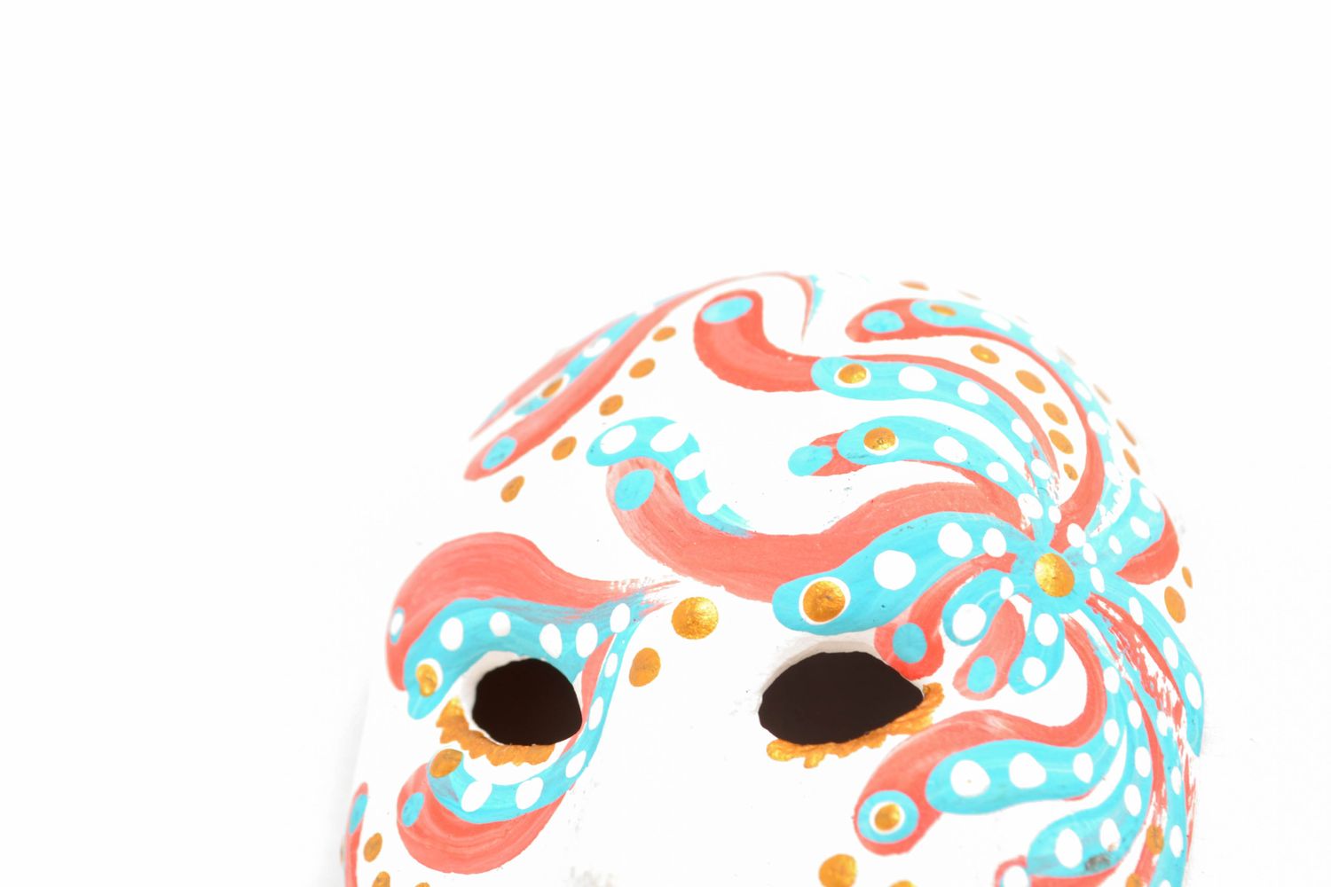 Керамическая сувенирная маска для декора дома фото 3