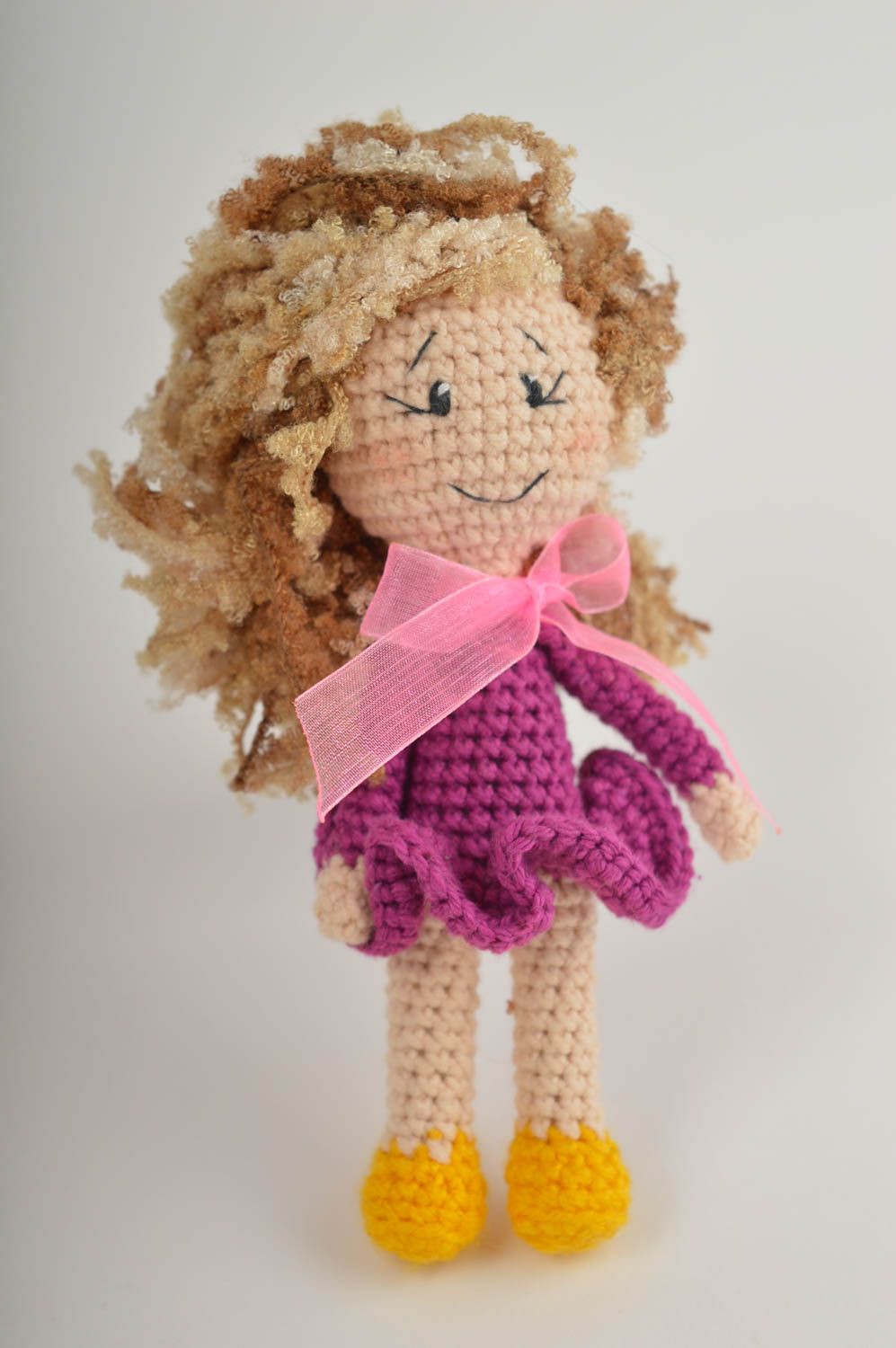 Juguete artesanal tejido a crochet peluche para niños regalo original  foto 2