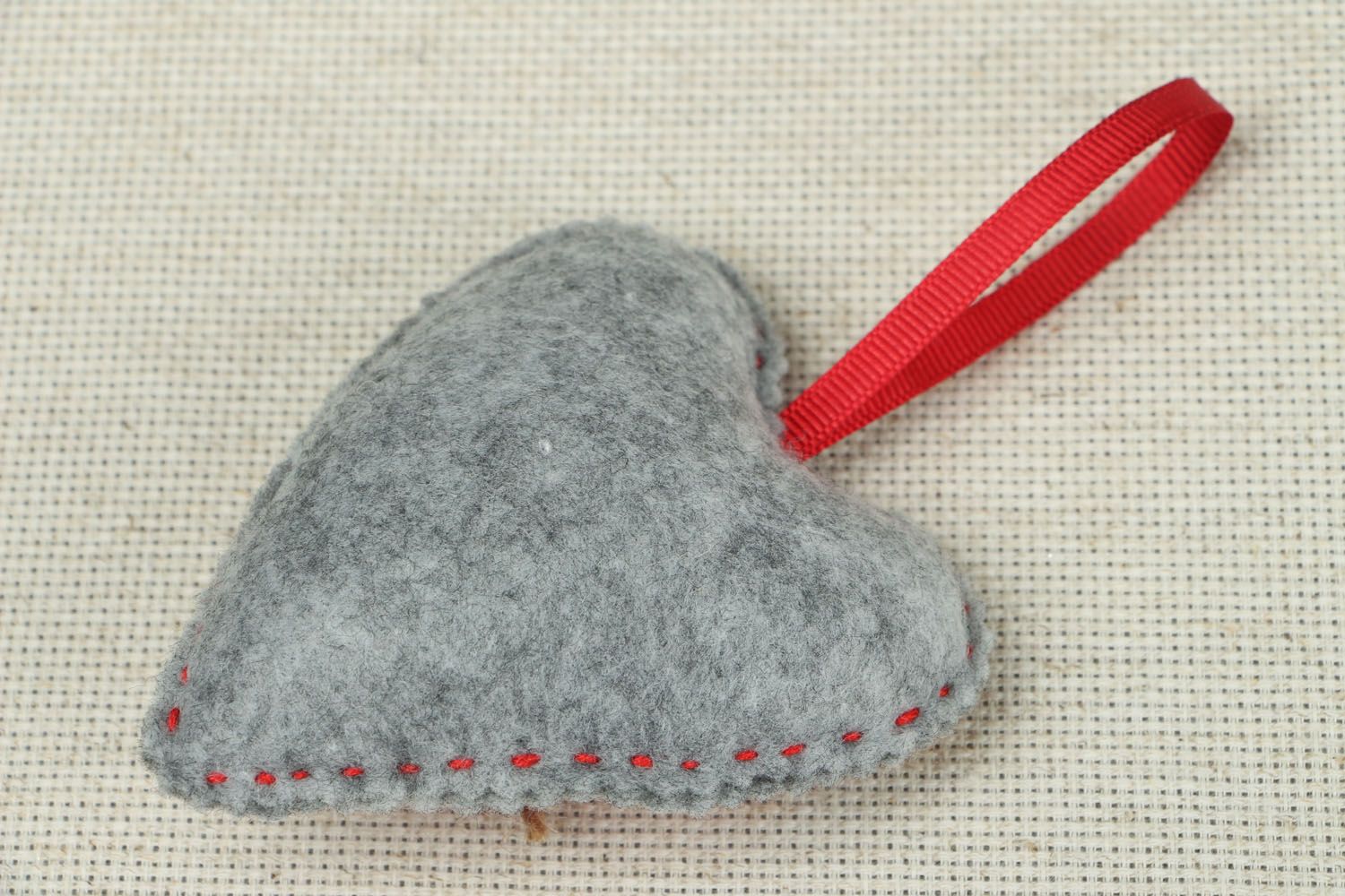 New Year's soft toy in the shape of heart photo 3
