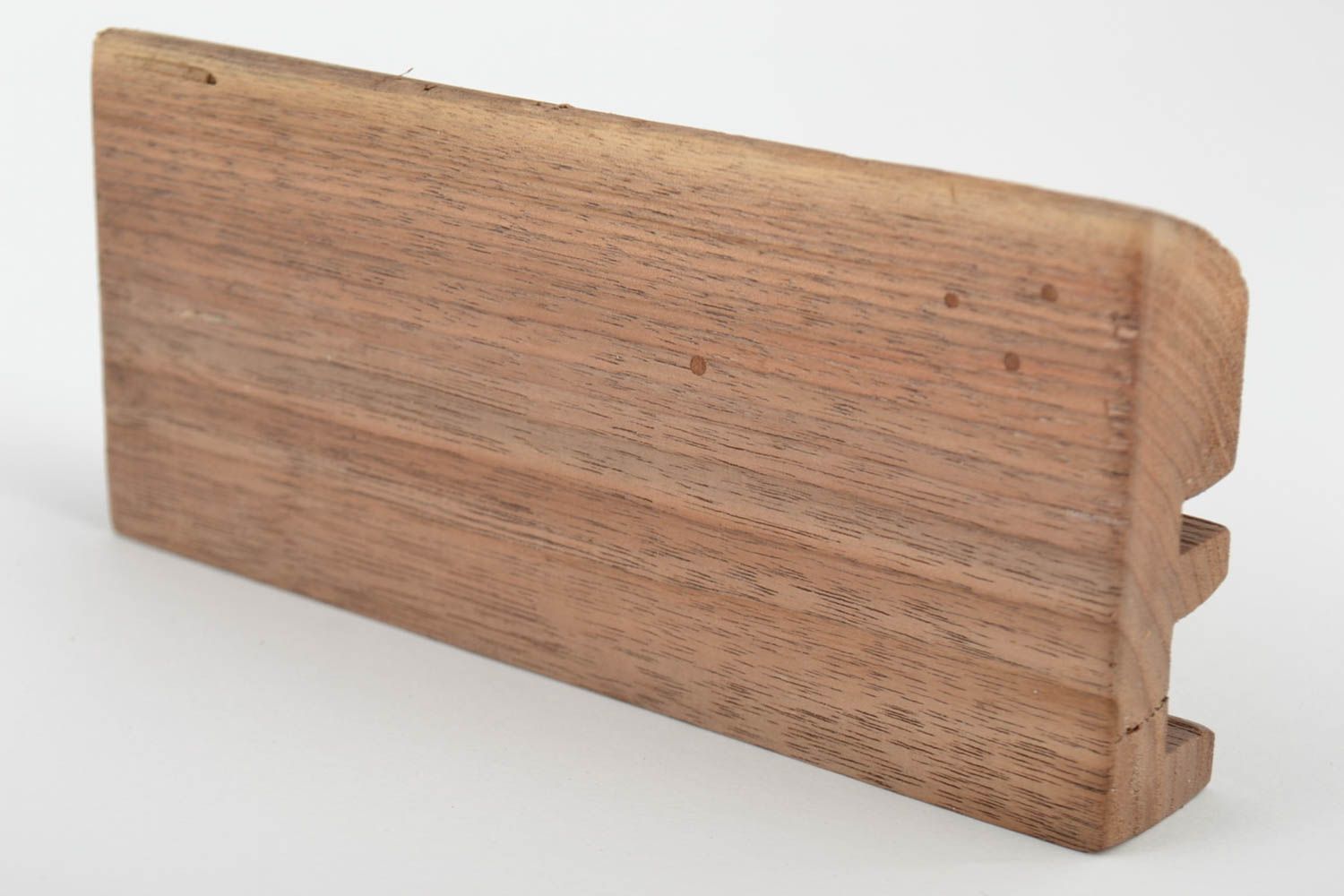 Porte-tablette et téléphone en bois fait main écologique original pour bureau photo 4