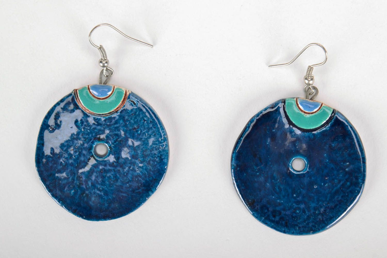 Ceramic earrings  photo 3