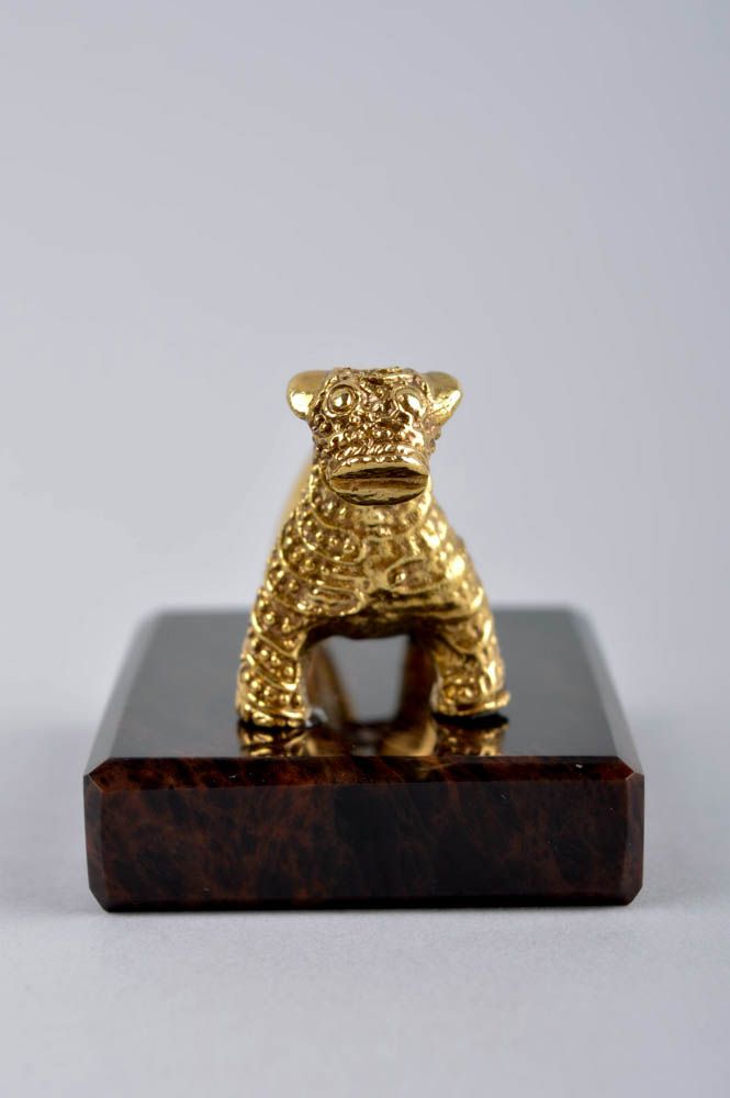 Animal figurine handmade home decor metal art miniature figurines gifts for men photo 4