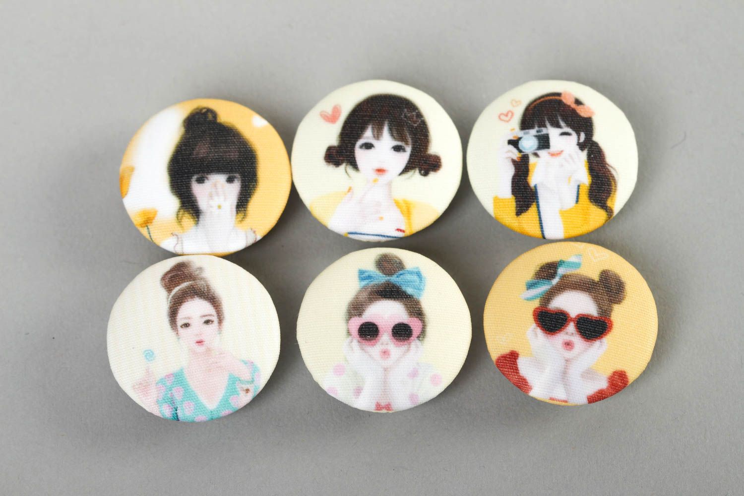 Handmade cute vintage buttons stylish accessories for sewing cute fittings photo 2