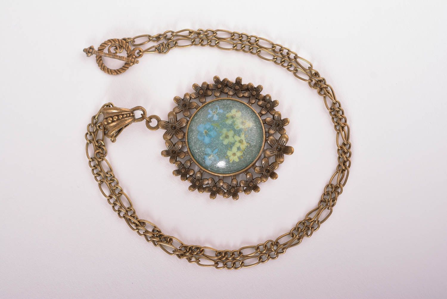 Handmade pendant unusual pendant epoxy jewelry designer accessory gift for her photo 2