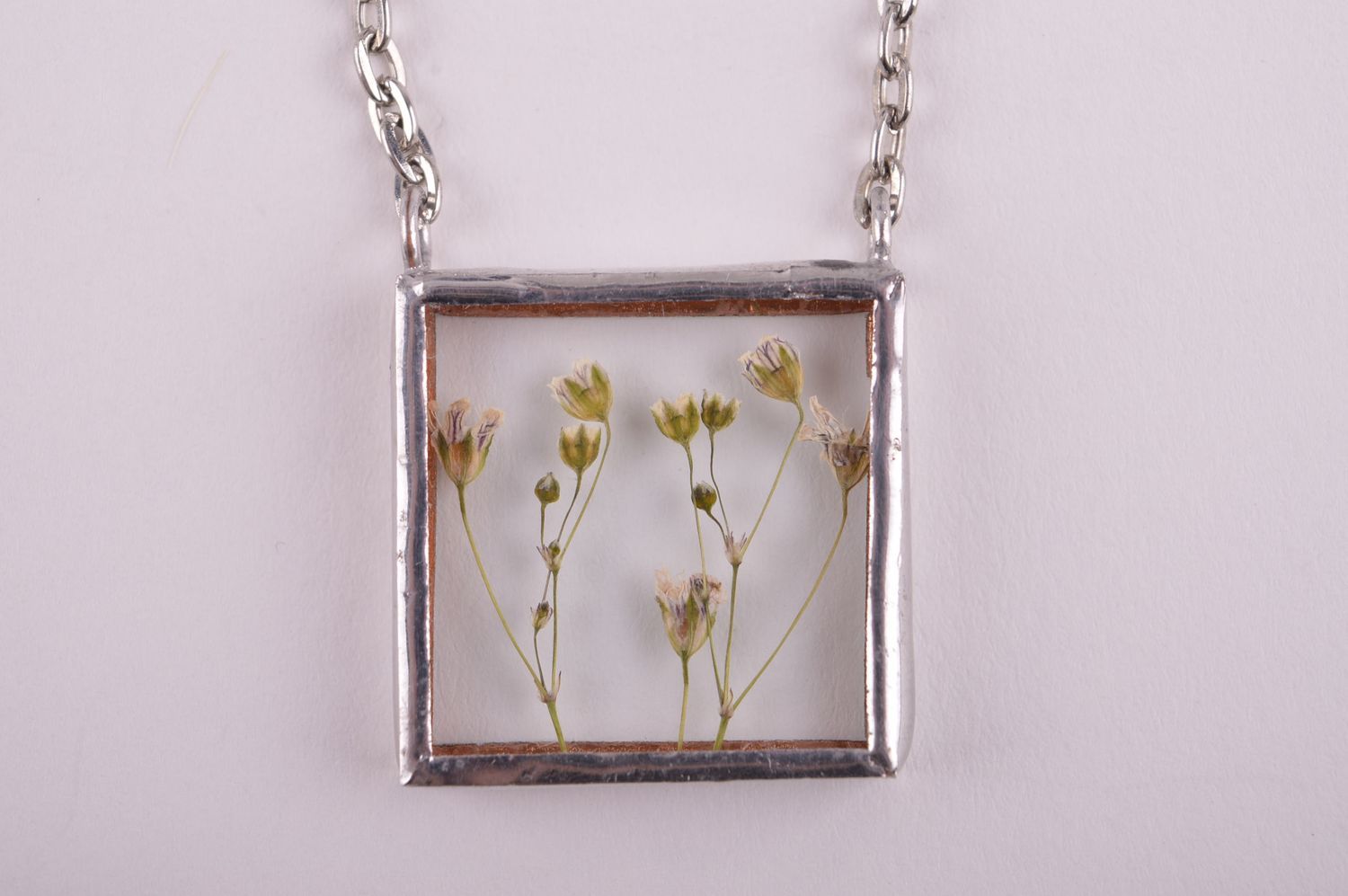 Stylish handmade glass pendant fashion accessories botanical jewelry designs photo 3