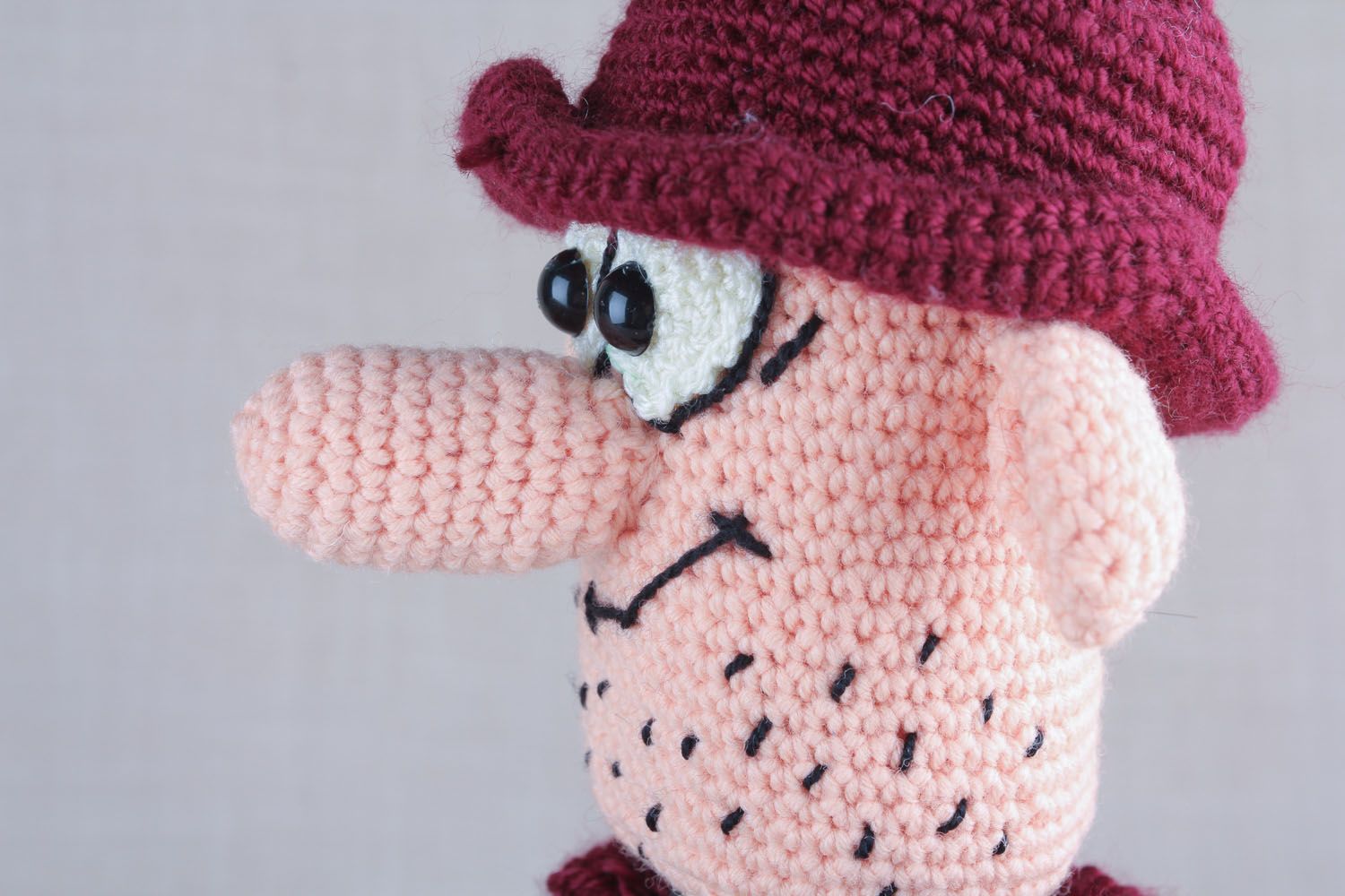 Soft crochet toy Fire Fighter photo 3