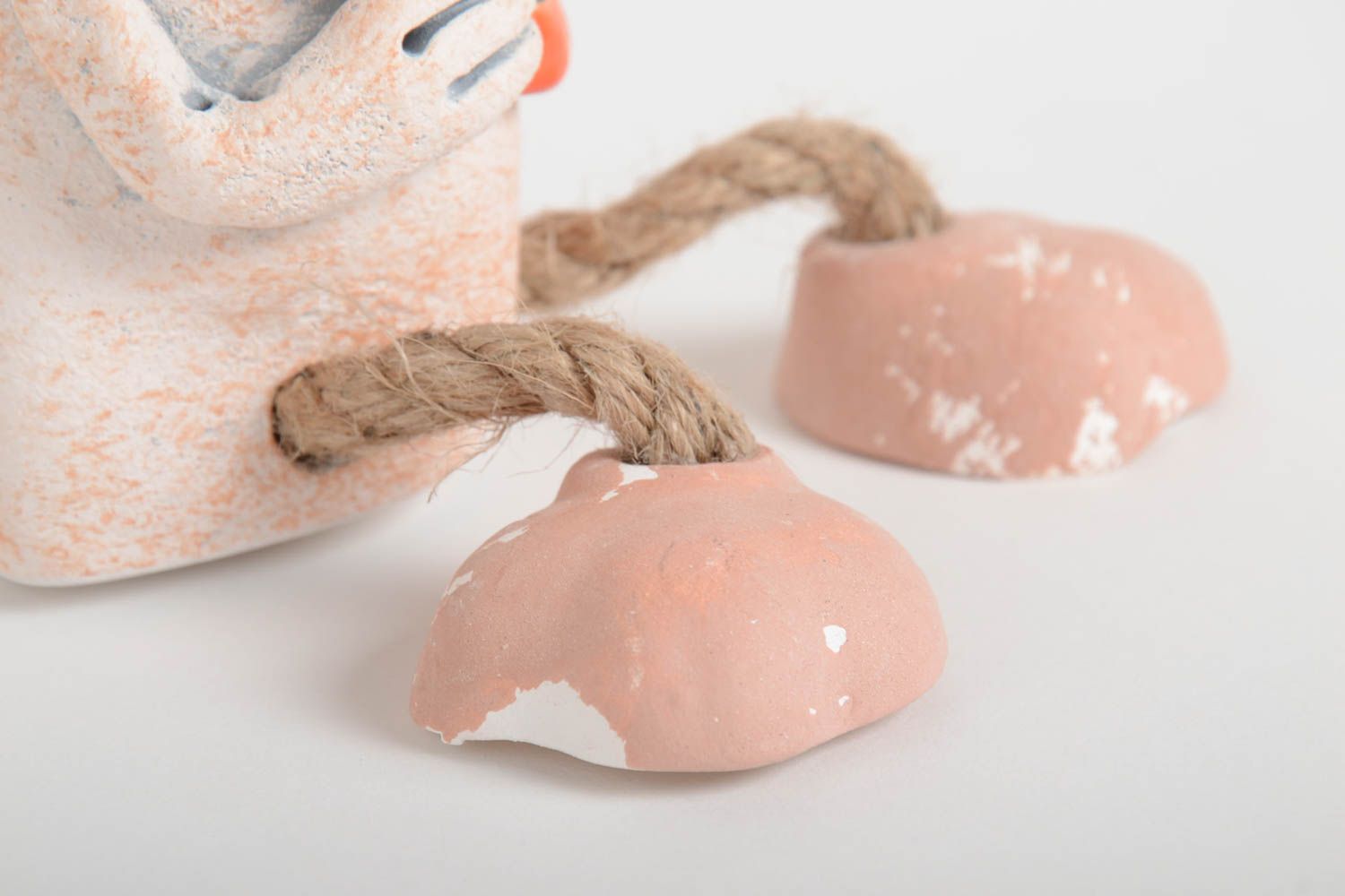 Handgemachte Keramik lustige Sparbüchse Geschenkidee für Kinder Spardose Maus foto 4