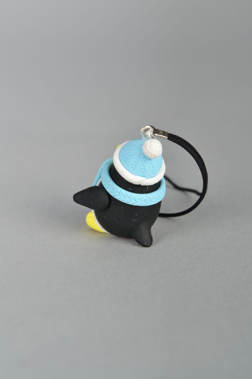 Pinguin Schlüsselanhänger aus Ton foto 4