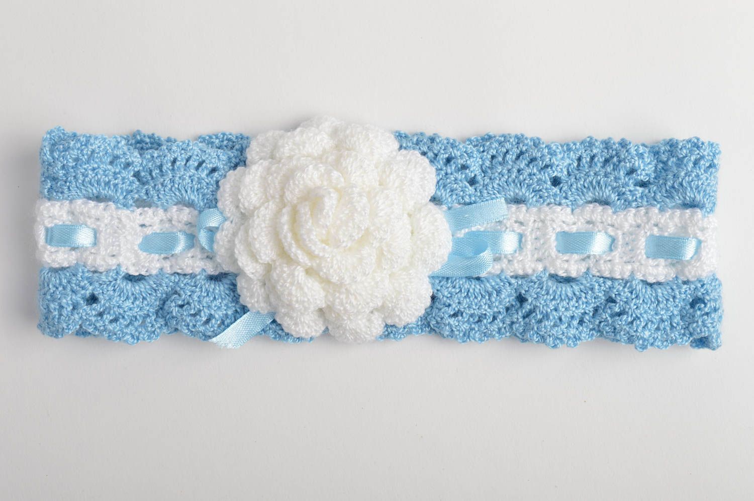 Newborn headband handmade baby flower headbands baby accessories gifts for kids photo 3