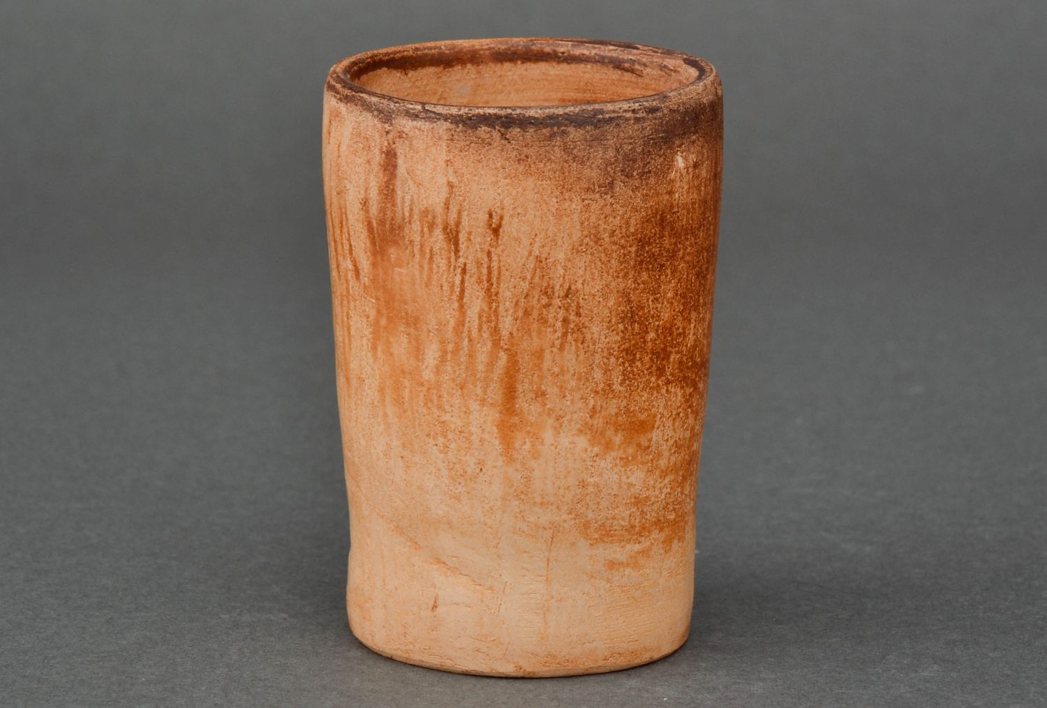 Bicchierino in ceramica fatto a mano bicchiere in argilla stoviglie decorative
 foto 1