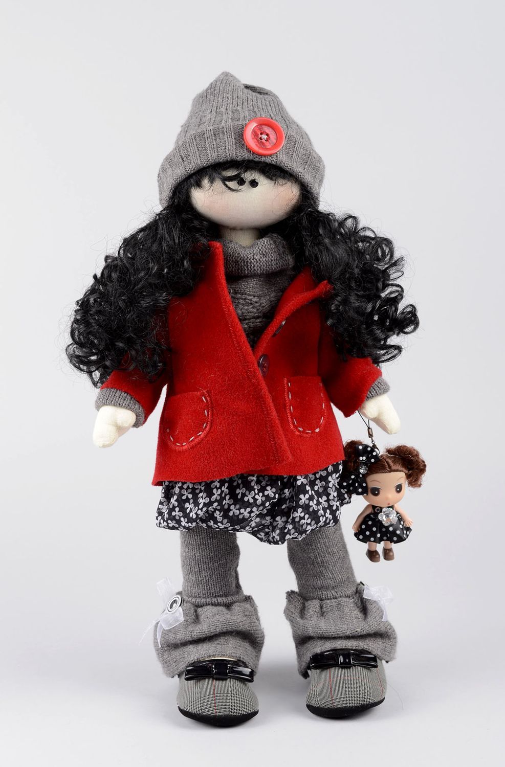 Художественная кукла ручной работы текстильная кукла игрушка для девочек фото 1
