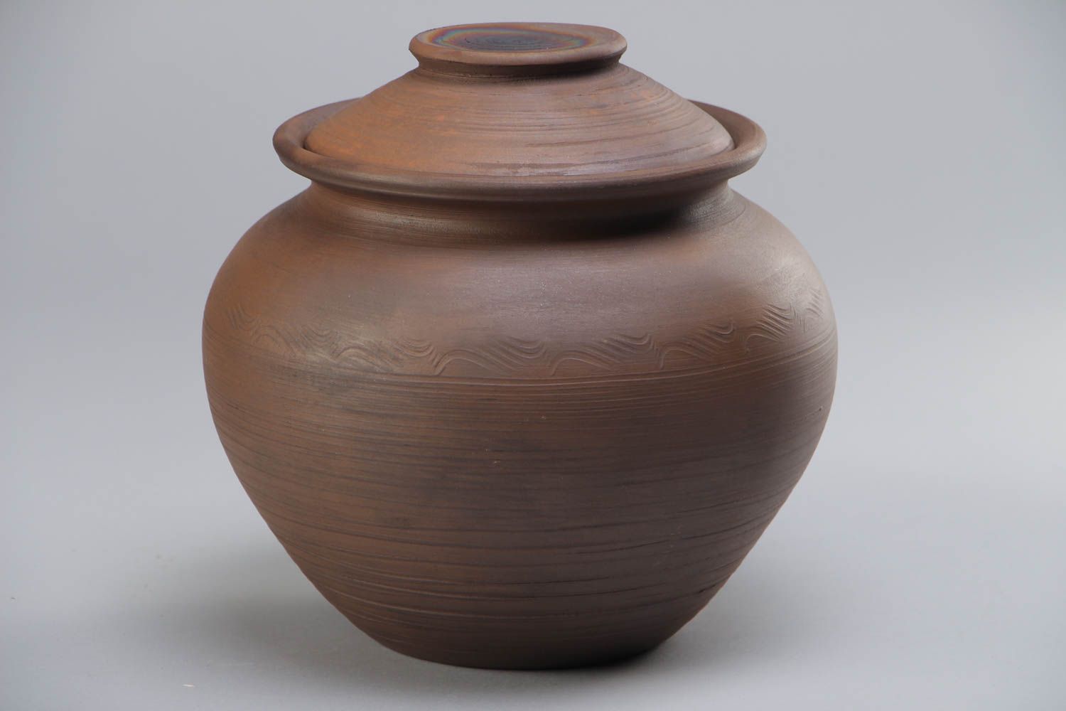 Ceramic Pot With Lid 